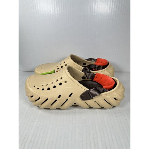 Crocs Echo Clog Sesame Tan Adult Mens Size 10 207937-0HX BRAND NEW - Picture 3 of 7